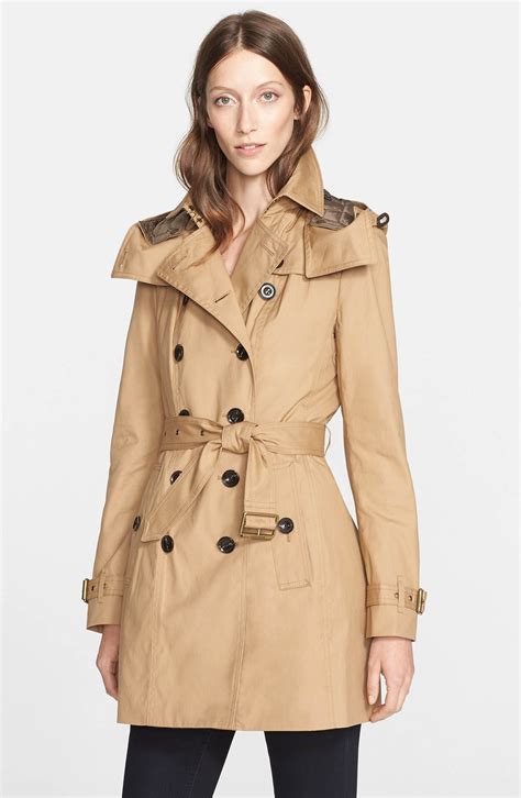 burberry brit short trench|Burberry trench coat removable lining.